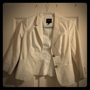 The Limited XS White Blazer